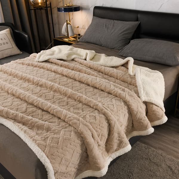 Tykt Tuff-teppe - Kaffefarge - 100*150cm