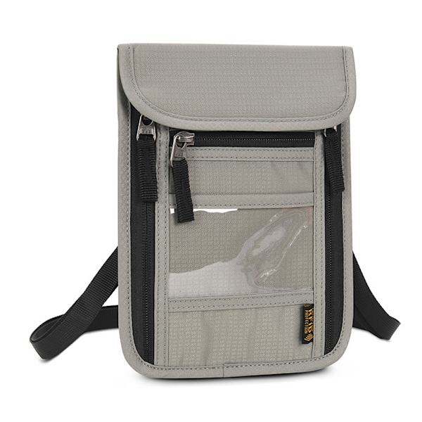 Passväska handbagage - Ljusgrå