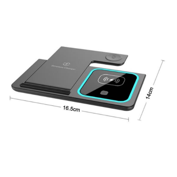 3 i 1 trådløs oplader - X455 Sort