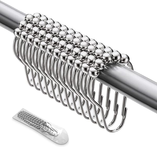 36 delar - Gourd Duschring - Nickel