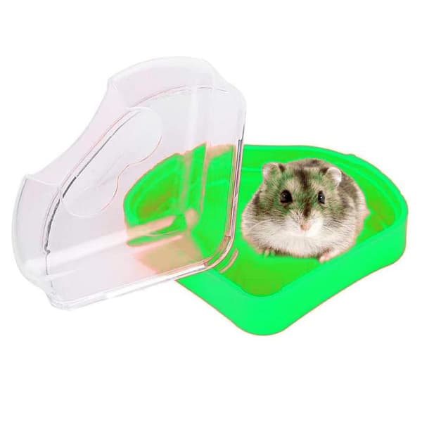 14*11*7CM Hamster Badeværelse-Grøn