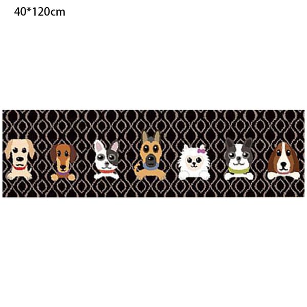 Lang stribe tæppe absorberende-syv hunde-40*120