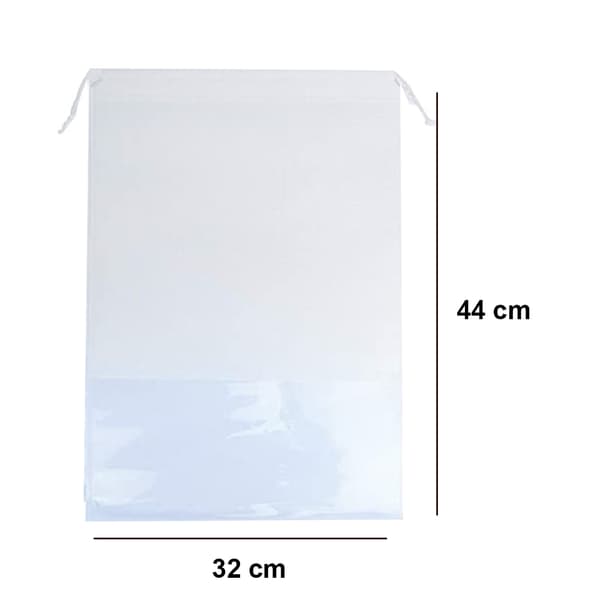 20 stk skooppbevaringspose - 32*44CM hvit