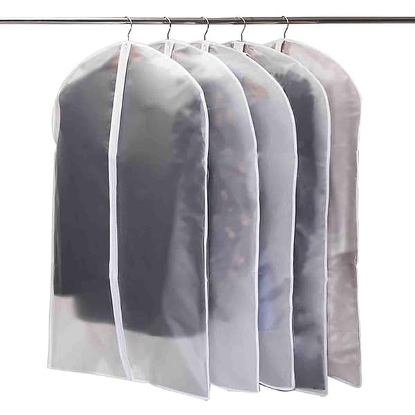 5-delt sett store 60*100cm støvtrekk - hvit
