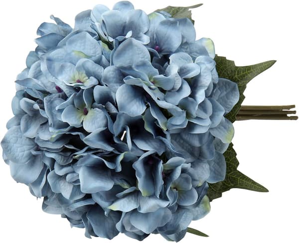 Hortensia kunstig blomst-blå