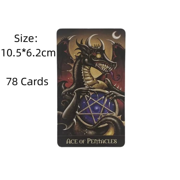 Nya Deviant Moon Tarotkort Engelsk Version Ödesdivination Brädspel För Familjefest Roligt Spel