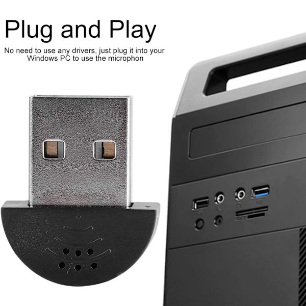 USB-mikrofon - Svart