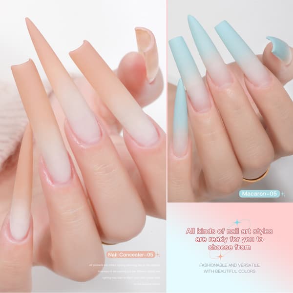 9-gitter Solid Gel Polish: Høj-mætning, Blandbar, Klar til Gradient, No-Wipe Formel (Velegnet til Blush & Neglekunst)