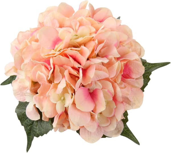 10 stk-Hortensia kunstig blomst rosa