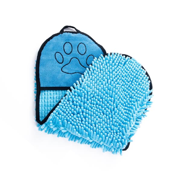 Chenille kjæledyrhåndkle Blå Blue 150