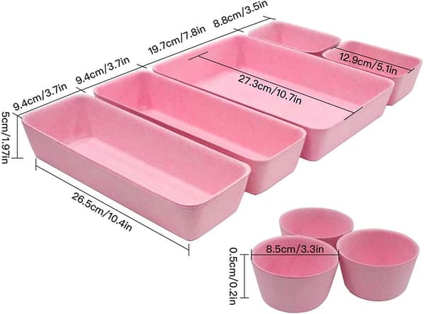 Filt Opbevaringsboks-Pink