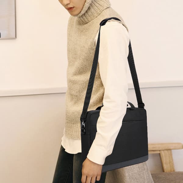 Simpel Laptop Taske-15.6 Tommer-Sort