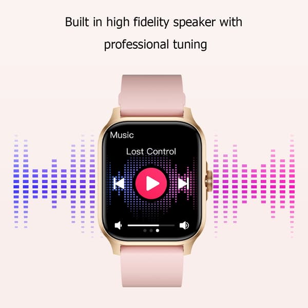 LX-Smartklokke QX15-Rosa