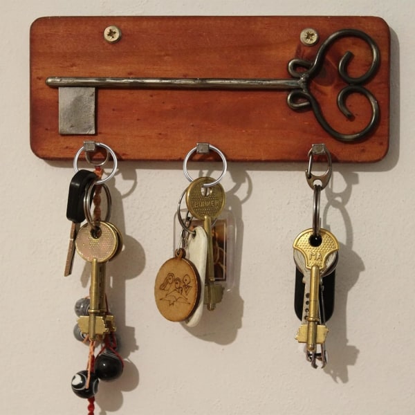 Små metalldelade ringar (100-pack) - nyckelringar för organisation