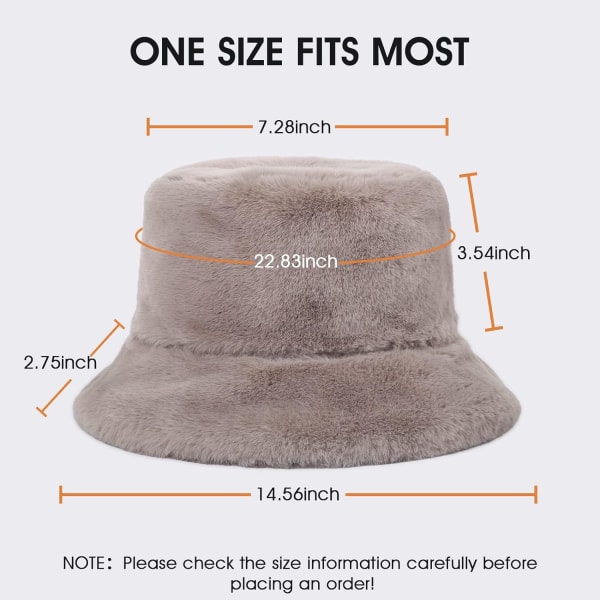 Vinter fuskpälshatt, Fluffy Fuzzy Warm Hats, Plysch Fisherman Cap, Furry