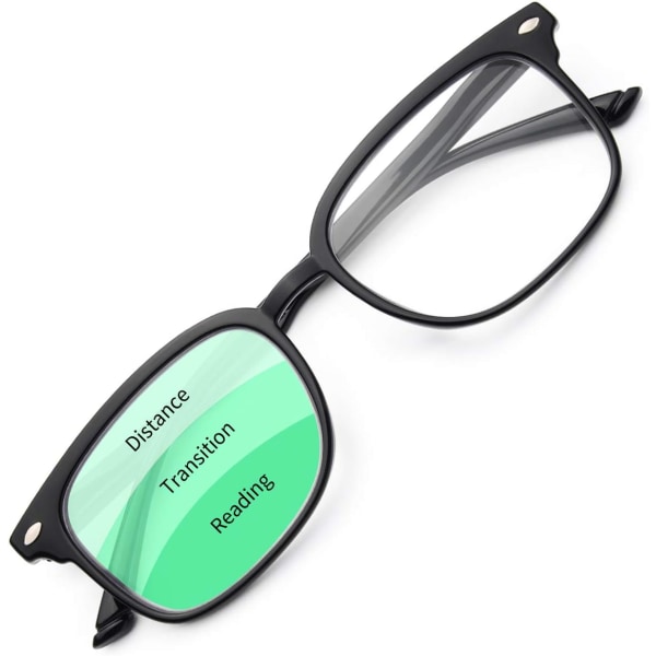 Progressiva multifokala läsglasögon - Blåljusblockering för