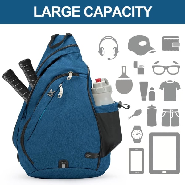 Sling Bag. Multipurpose Crossbody axelväska för män och kvinnor. Bröstväska