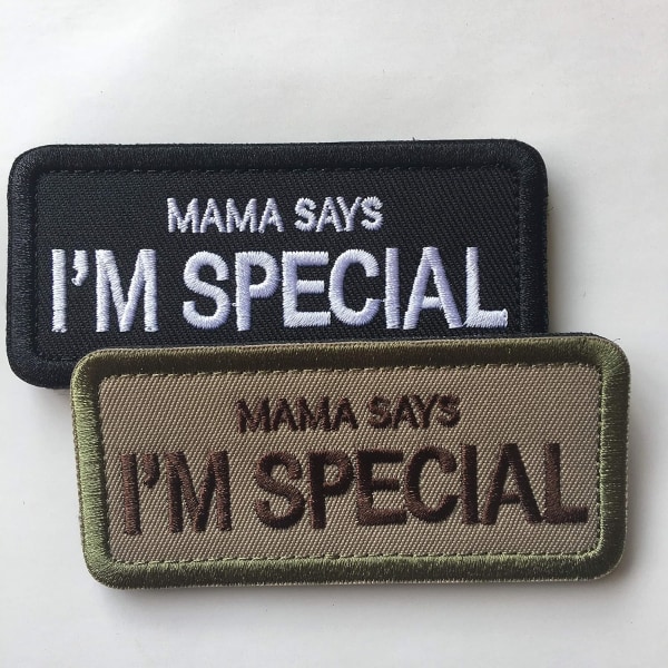 Mama Says I'm Special Tactical Patch (paket 2)