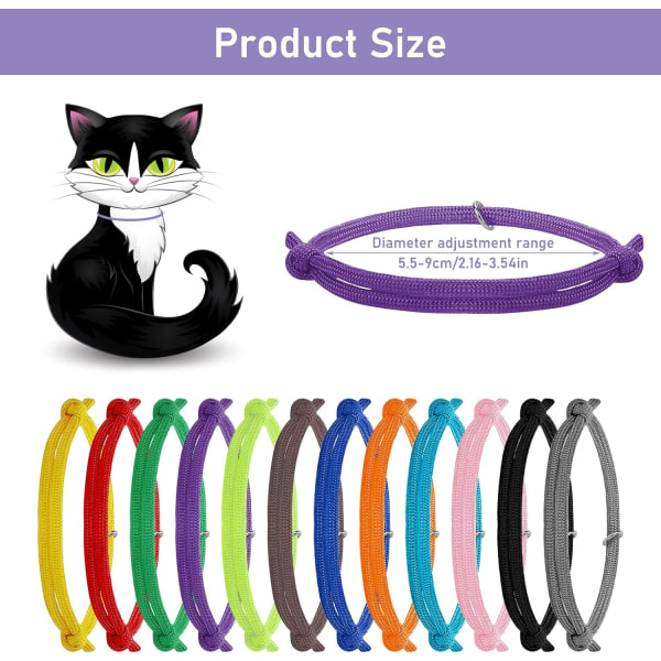 Kattunge valp ID-halsband - justerbara valphalsband för små valpar, katter och hundar