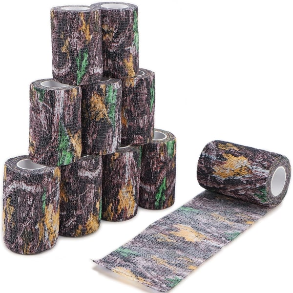 4/10 Roll Camo Tejp. Camouflage Självhäftande Wrap Bandage för