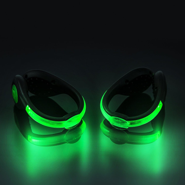 LED-skor Clip Lights USB -laddning för nattlöpare, färg