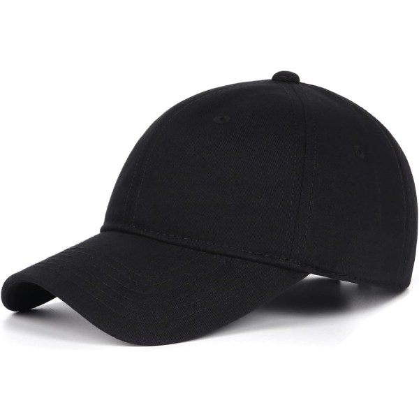 Oversize XXL 100% bomull cap, justerbart spänne vanlig pappa cap, stor mössa