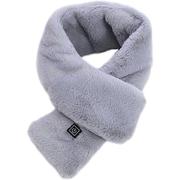 Vinteruppvärmningssjal för kvinnor män, USB uppvärmd halsduk, uppvärmd halsduk