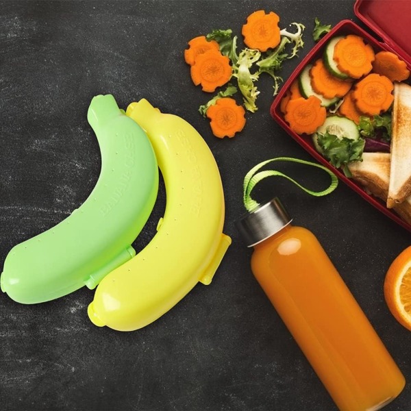 Case, 3-pack färger Banana Guard - Behållare för färsk frukt