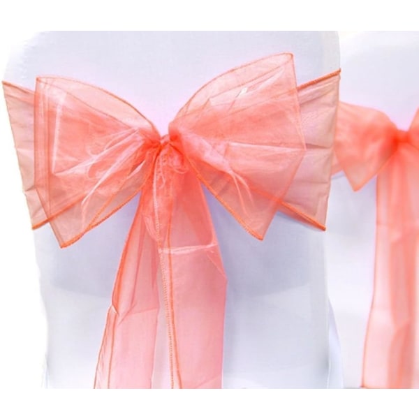 Set med 10 stolsbågar bågar knyta tillbaka dekorativa föremål Cover ups för bröllop
