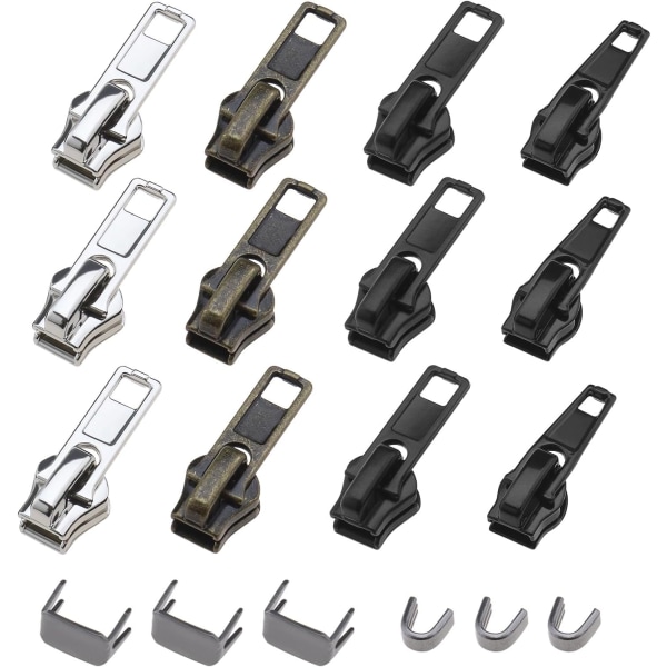 Blixtlåsreparationssats - 52 st Universal Slider Replacement Kit