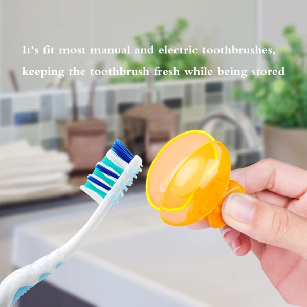 Tandborstskydd för resor - 4st elektriska tandborstskydd