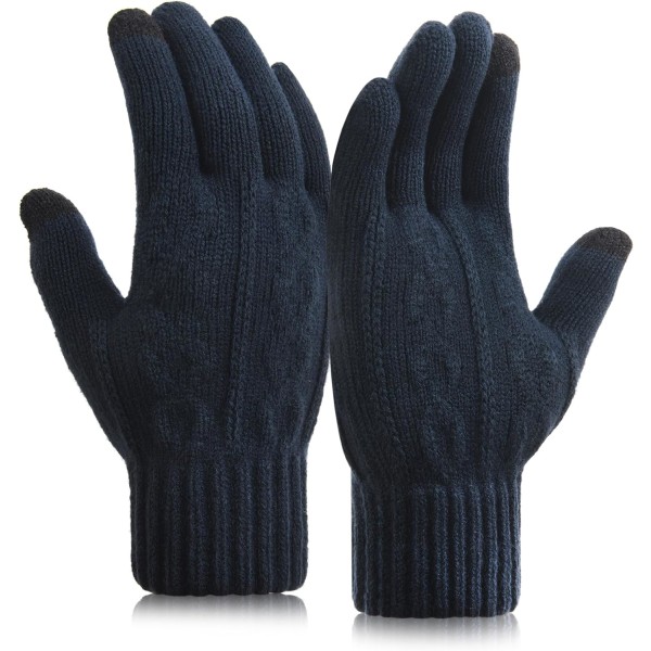 Winter Touch Screen Thermal - Mjuka varma stickade handskar med