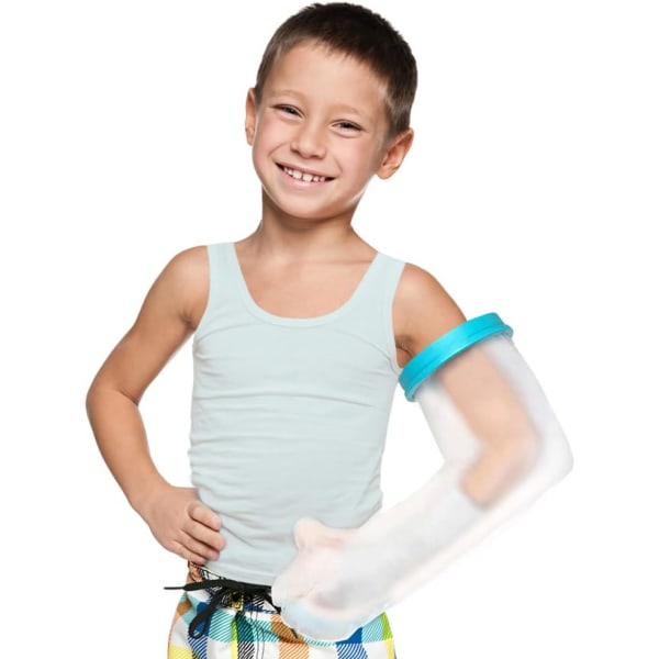 Kids Arm Cast Cover för duschbad - Vattentät och vattentät gjutning