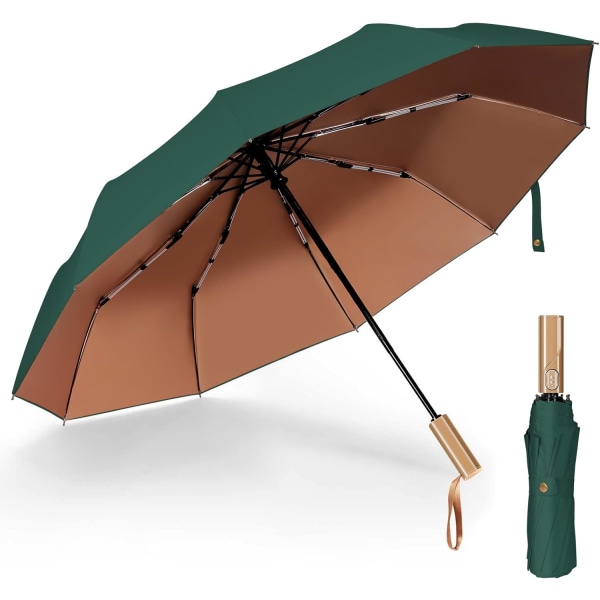 Paraply Kompakt reseparaply för regn & sol Vindtätt Snabbtorkande