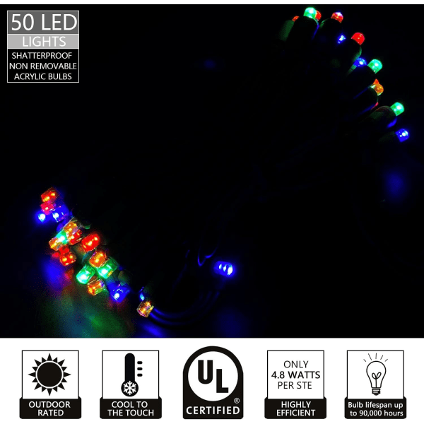 5MM Mini LED Julbelysning, LED String Lights för utomhus och inomhus