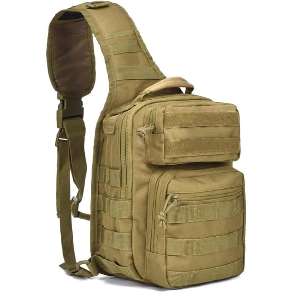 Tactical Sling Ryggsäck. Military Rover Shoulder Sling Bag Pack. Molle överfall