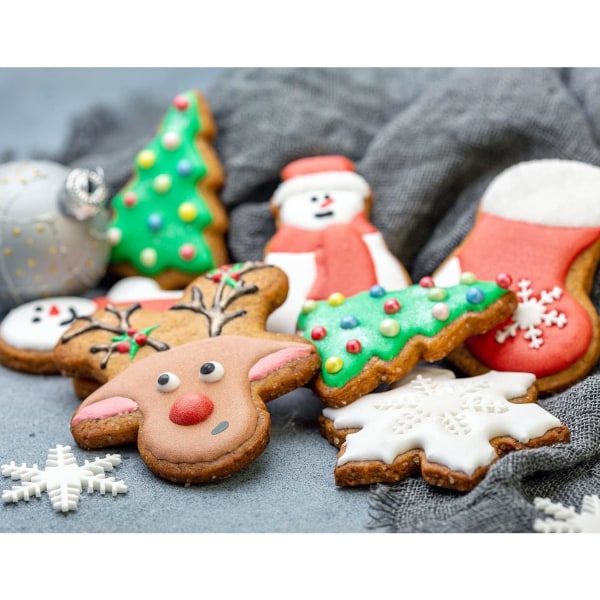 Christmas Cookie Cutter Set - 6 Christmas Cuit Cutters