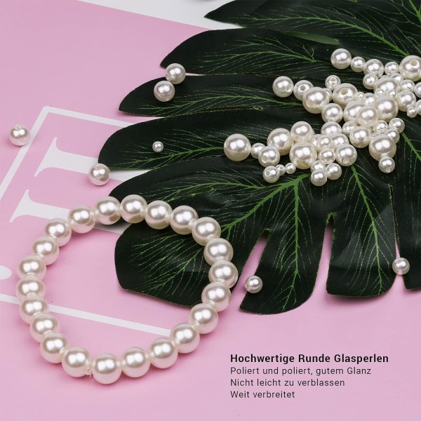 Ivory White Pearl Beads - Smyckenstillbehör