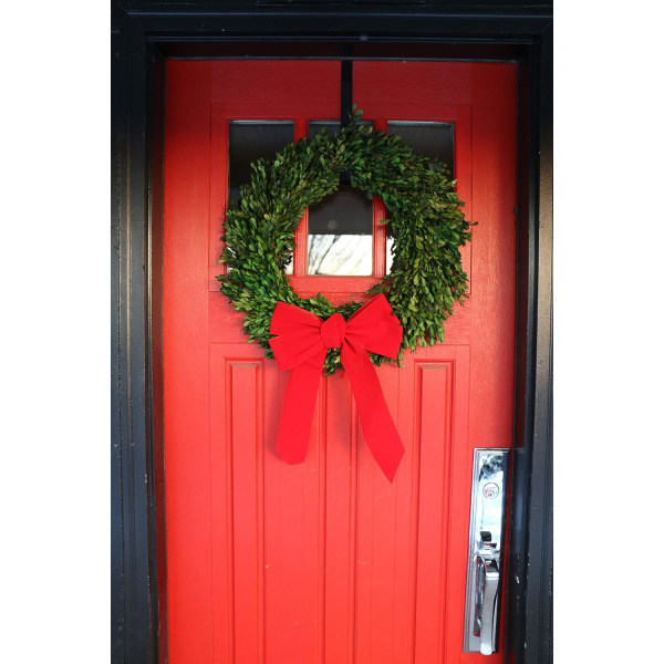 Röd rosett - julkransbåge - Perfekt för stora presenter - inomhus/utomhusbruk