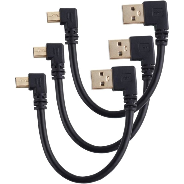 USB till mini USB kabel. 6 tums USB hane till mini USB hane kort kabel