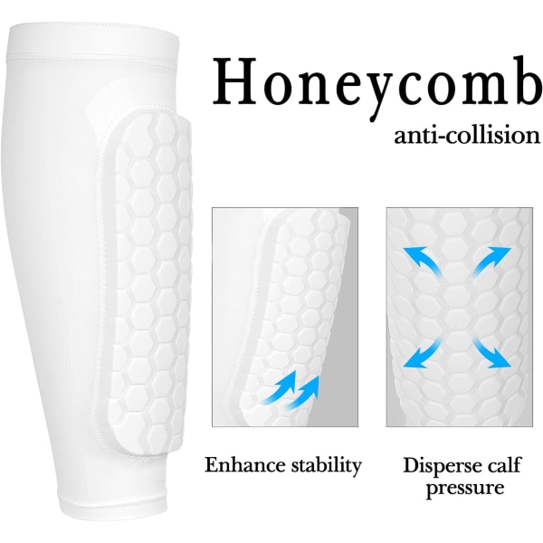 Honeycomb Soccer Shin Guard för barn - Lättviktsskyddande benskydd