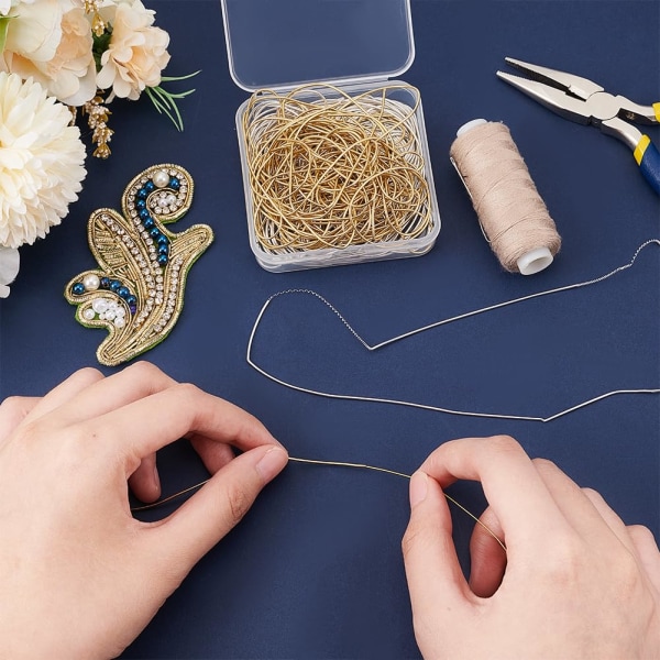 18 Gauge Round Flexible Coil Wire - Spiral koppartråd för smycken och hantverk