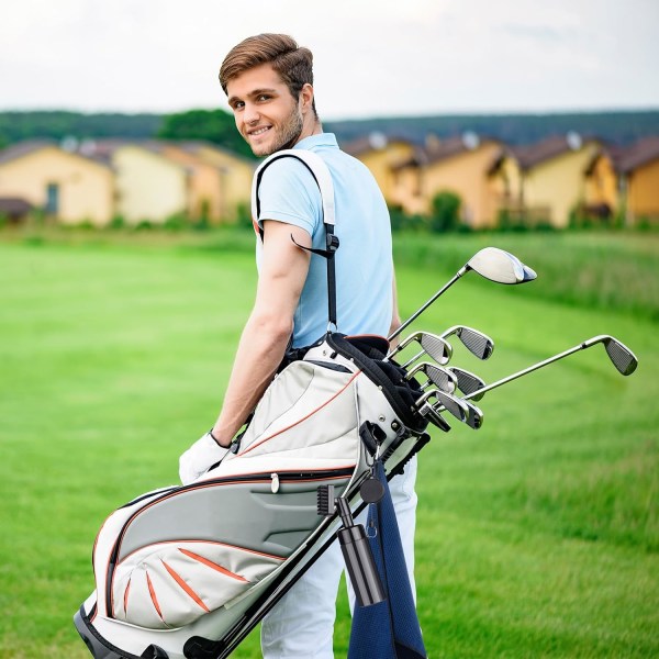 Golfborste och set - Golfhandduk i mikrofiber med cover för golftillbehör