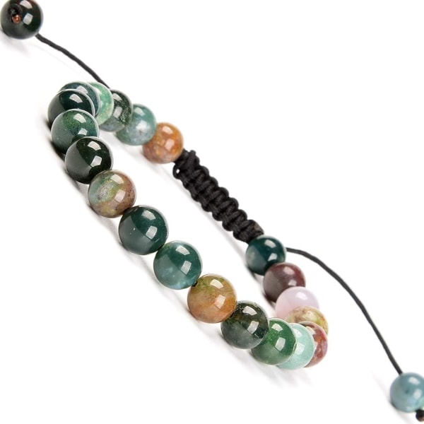 Massive Beads Natural Healing Power Gemstone Crystal Beads Unisex Justerbar
