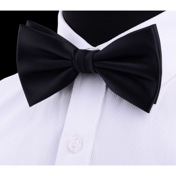 Klassisk slips för män, enfärgad slips i flera färger