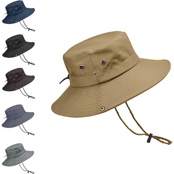 Utomhusfiskehatt Vikbar UPF 50+ Skydd Boonie-hatt för safarifiske