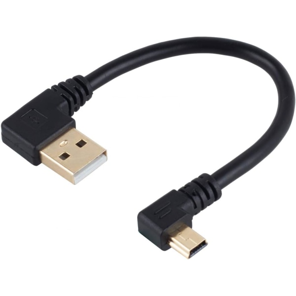 USB till mini USB kabel. 6 tums USB hane till mini USB hane kort kabel