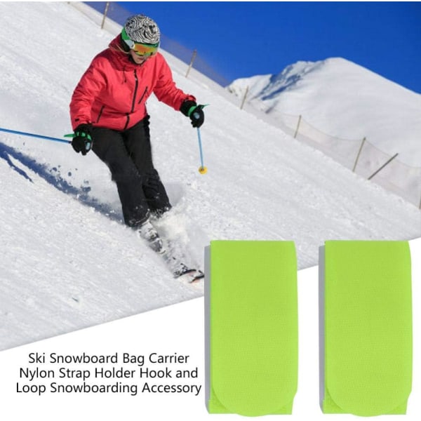 Skidhållarrem - Fästband för att bära skidor och stavar