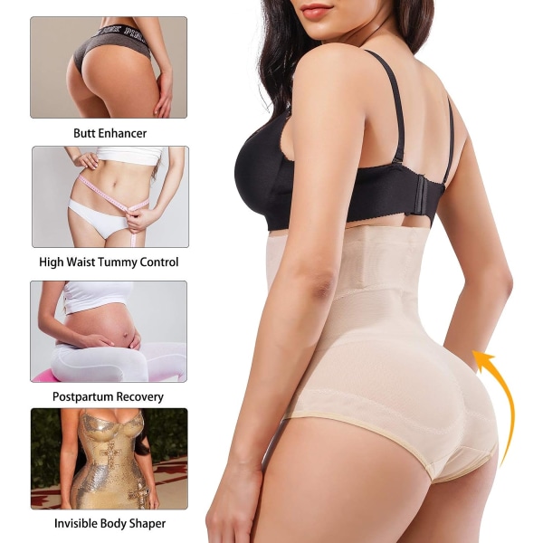 Shapewear för kvinnor Waist trainer Mage Control Butt Lifter Trosor Hi-midja