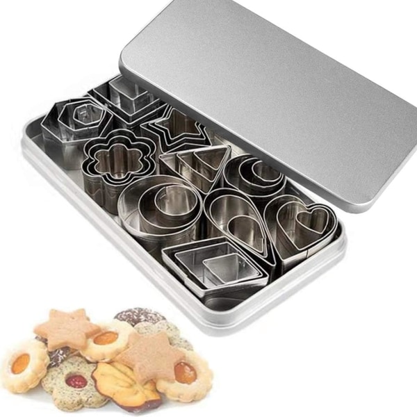 Mini Cookie Cutter Set - små former av bakverk och molds